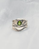 Sterling Silver Celtic Peridot Ring