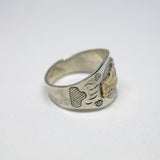 Bear Hand Carved Ring by Frank Wallace, Lil'wat