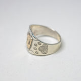 Wolf Hand Carved Ring by Frank Wallace, Lil'wat