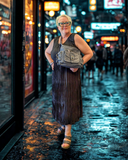 Grey 3-in-1 Convertible Backpack Purse - Vegan Leather