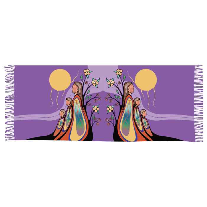 Gifts from Creator Eco-Shawl by Emily Kewageshig, Anishinaabe