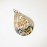 Thunderbird Hand Carved Pendant by Frank Wallace, Lil'wat