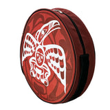 White Raven 18" Drum Bag by Roy Henry Vickers, Tsimshian