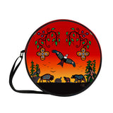 Seven Grandfather Teachings 14" Drum Bag by Cody Houle, Anishinaabe