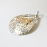 Thunderbird Hand Carved Pendant by Frank Wallace, Lil'wat