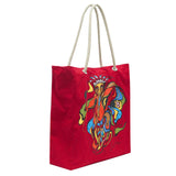 Pow Wow Dancer Cotton Eco-Bag by Daphne Odjig, Potawatomi artist