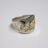 Eagle Hand Carved Ring by Frank Wallace, Lil'wat