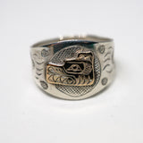 Bear Hand Carved Ring by Frank Wallace, Lil'wat