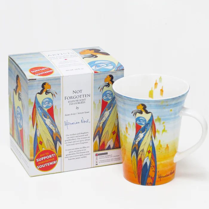 Not Forgotten Porcelain Mug by Maxine Noel, Sioux