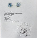1 Carat TW Diamond Stud Earrings
