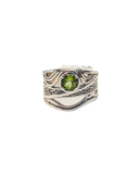 Sterling Silver Celtic Peridot Ring