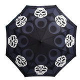 Skull Collapsible Umbrella by James Johnson, Tlingit Ch’áak’ Dakl’aweidi