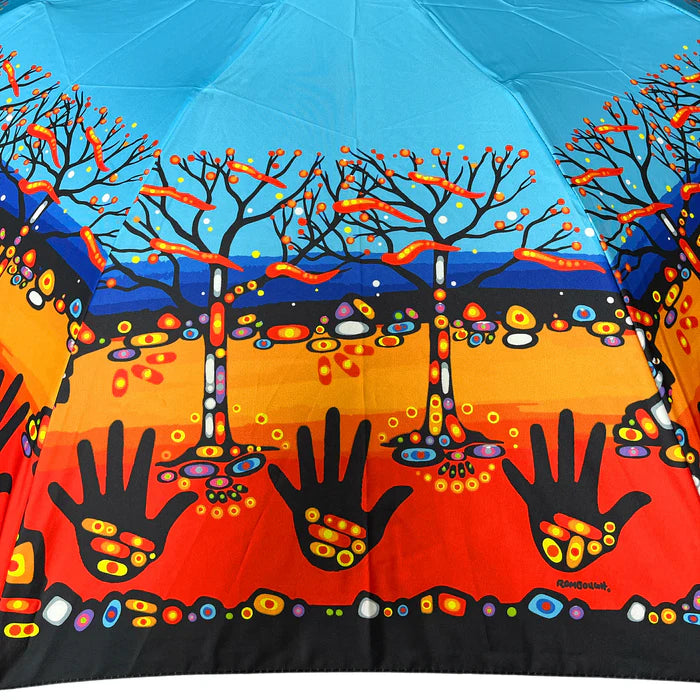 Remember Collapsible Umbrella by John Rombough, Chipewyan