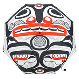 Killer Whale Crosshatch Collapsible Umbrella by Curtis Wilson,  Kwakwaka’wakw