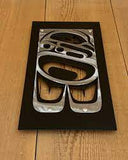 First Nations Eagle Panel – Black Steel & Aluminum
