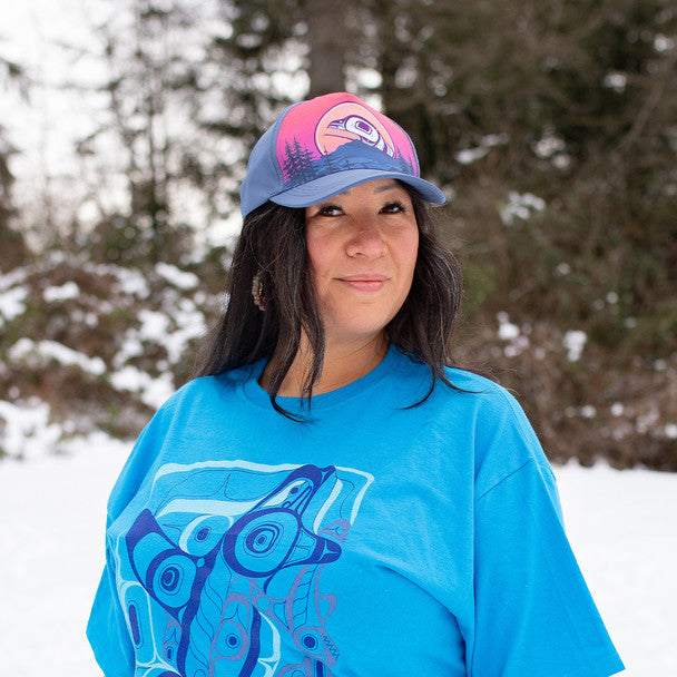 The Light Keeper Adjustable Cap (Water-Repellent) by Adam Lewis, Kwakwaka'wakw, Liǧʷiłdax̌ʷ, We Wai Kai
