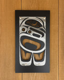 First Nations Eagle Panel – Black Steel & Aluminum