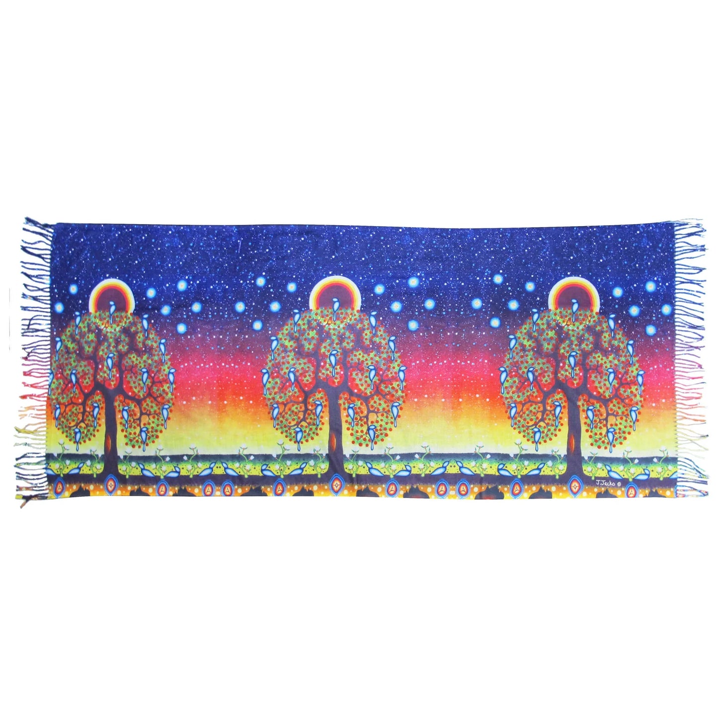 Tree of Life Eco-Shawl by by James Jacko, Odawa-Pottawatomi
