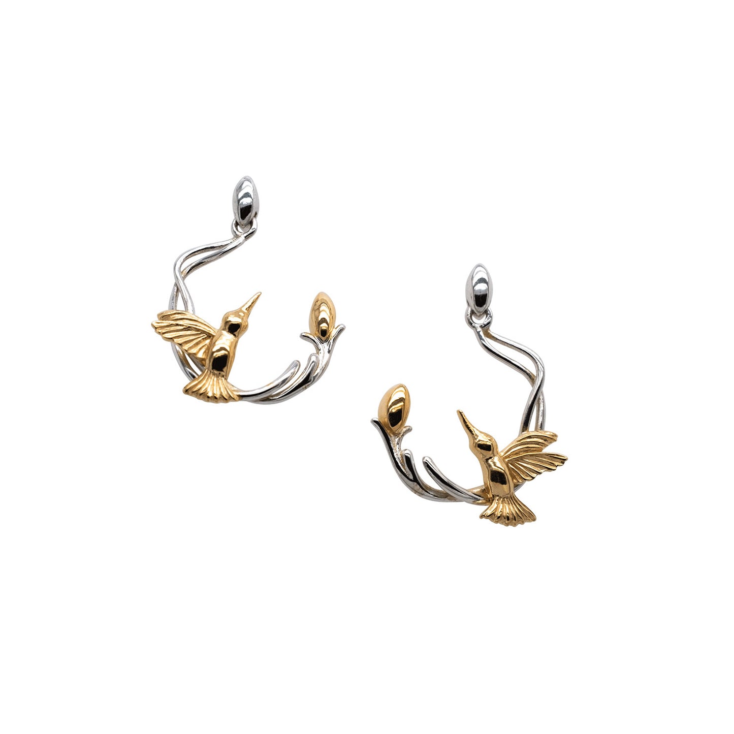 KEITH JACK HUMMINGBIRD POST EARRINGS