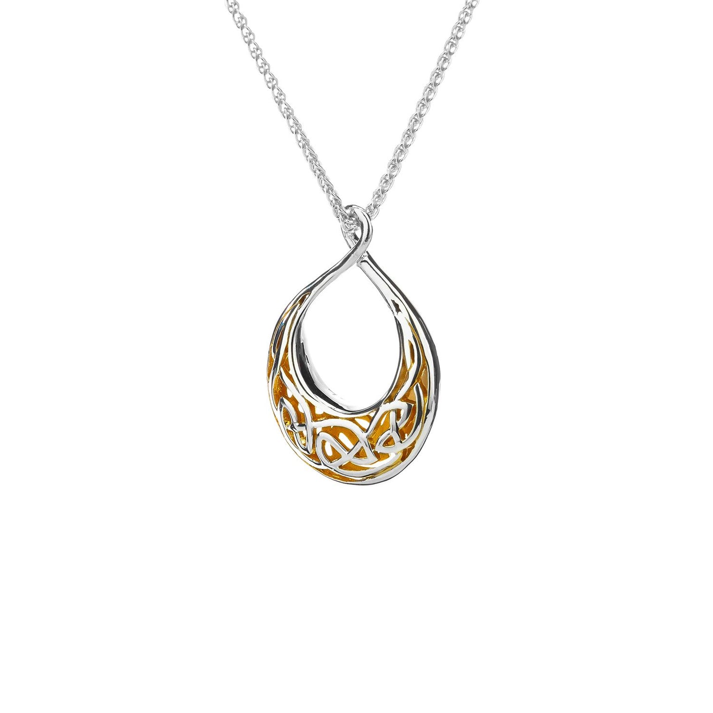 KEITH JACK WINDOW TO THE SOUL TEARDROP PENDANT SMALL