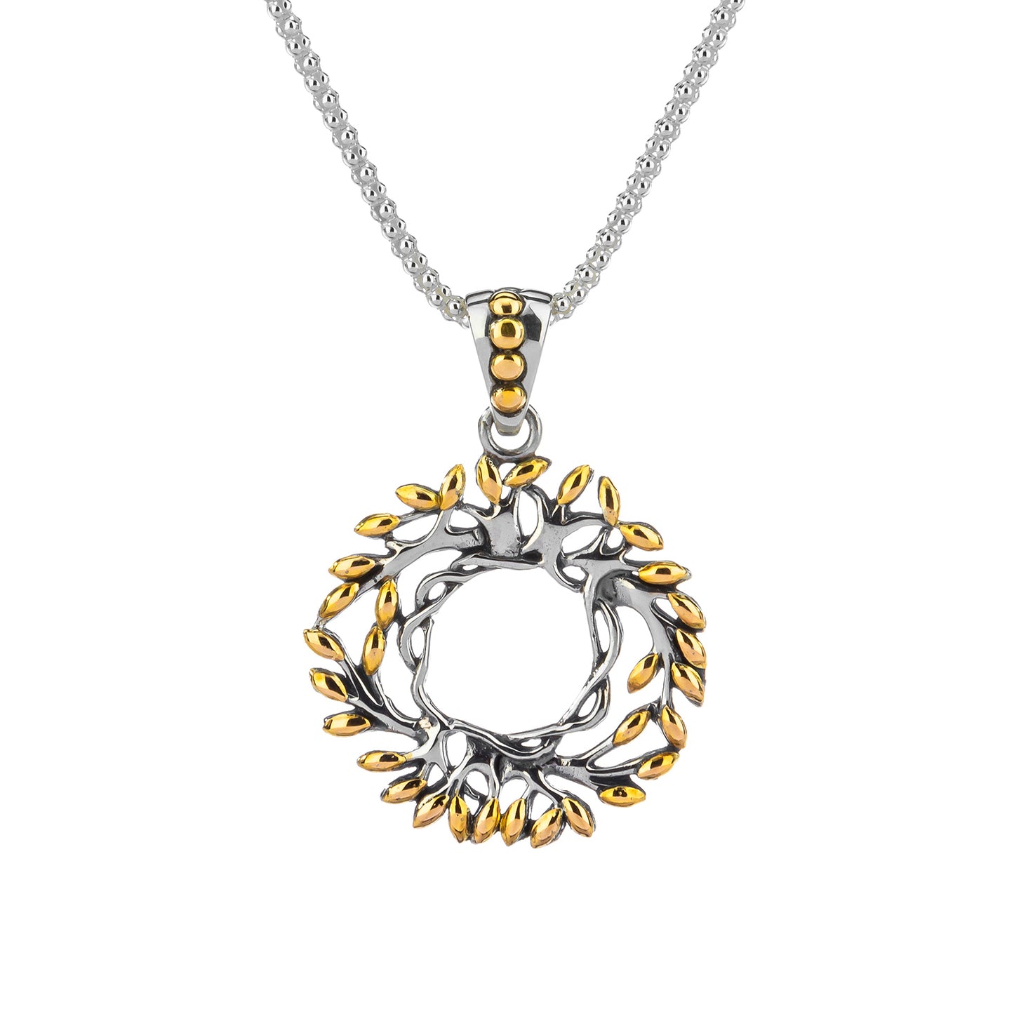KEITH JACK TREE OF LIFE ROUND CELTIC PENDANT SMALL