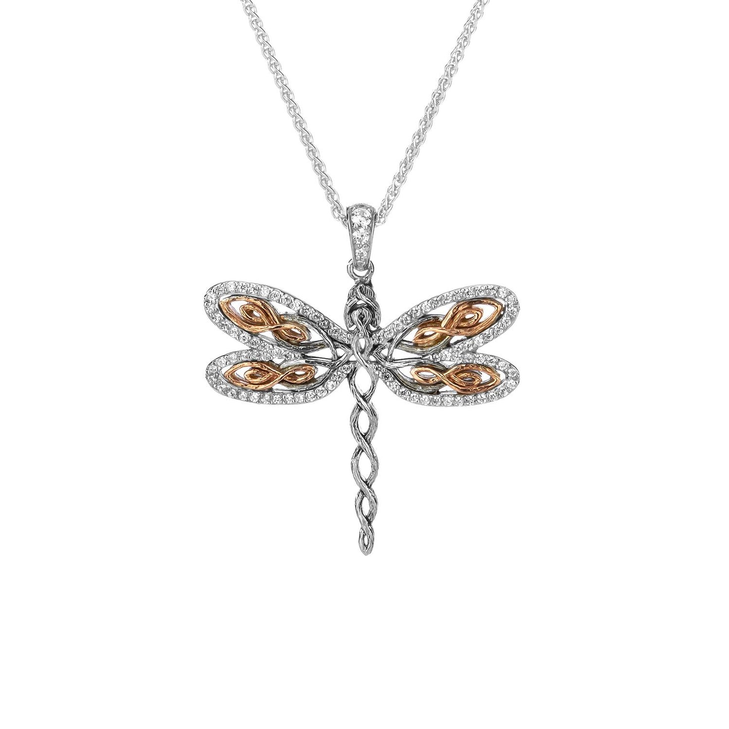 KEITH JACK DRAGONFLY CELTIC PENDANT