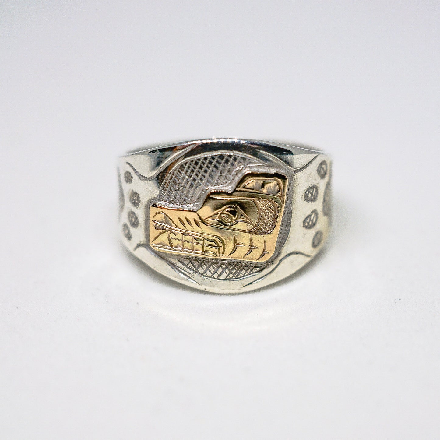 Wolf Hand Carved Ring by Frank Wallace, Lil'wat
