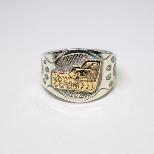 Wolf Hand Carved Ring by Frank Wallace, Lil'wat