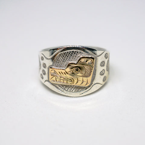 Wolf Hand Carved Ring by Frank Wallace, Lil'wat