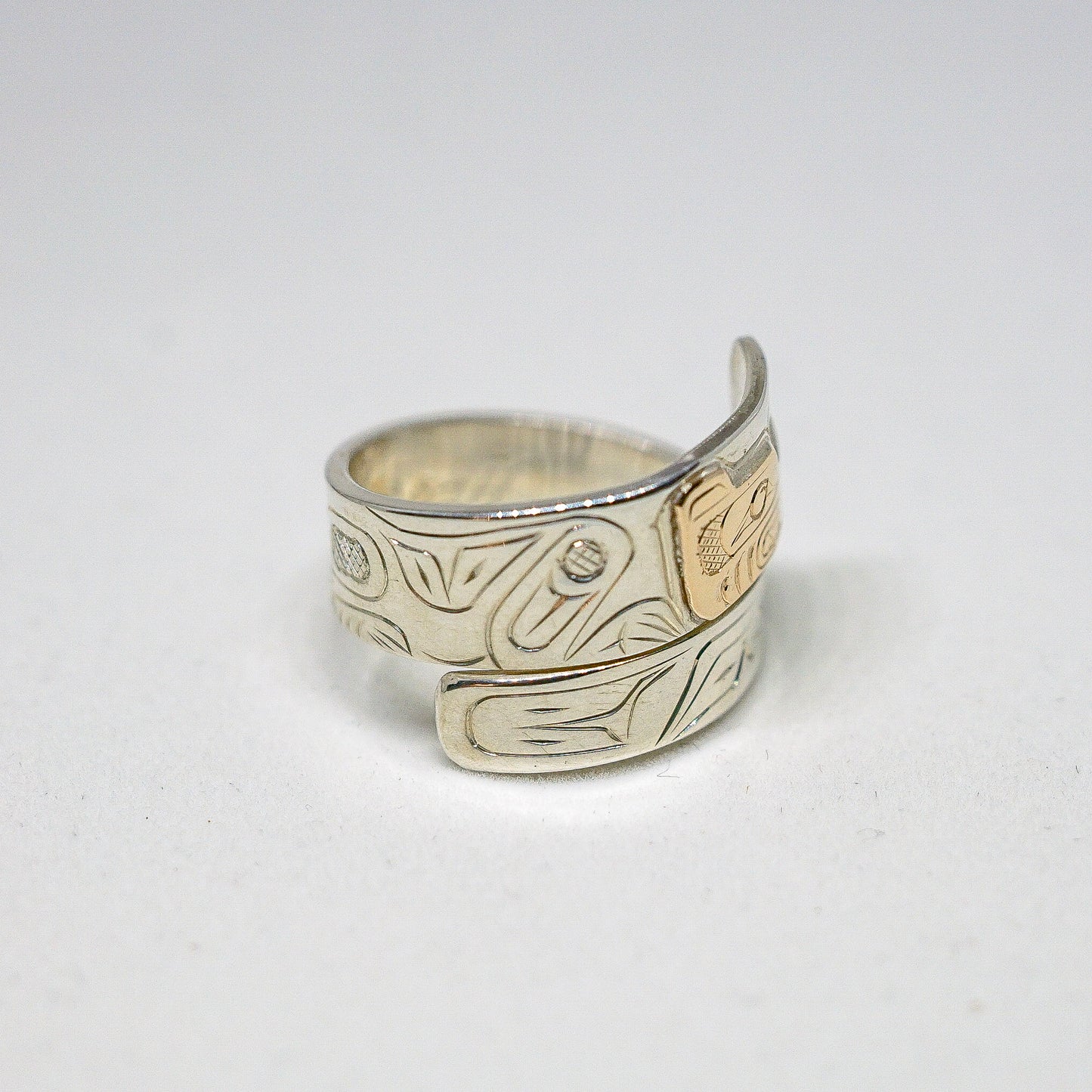 Grizzly Adjustable Wrap Ring by Frank Wallace, Lil'wat