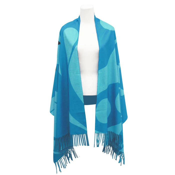 Hummingbird Eco-Shawl by Francis Dick, Kwakwaka’wakw
