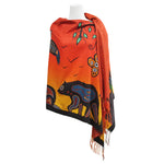 Seven Grandfather Teachings Eco Shawl by Cody Houle, Anishinaabe