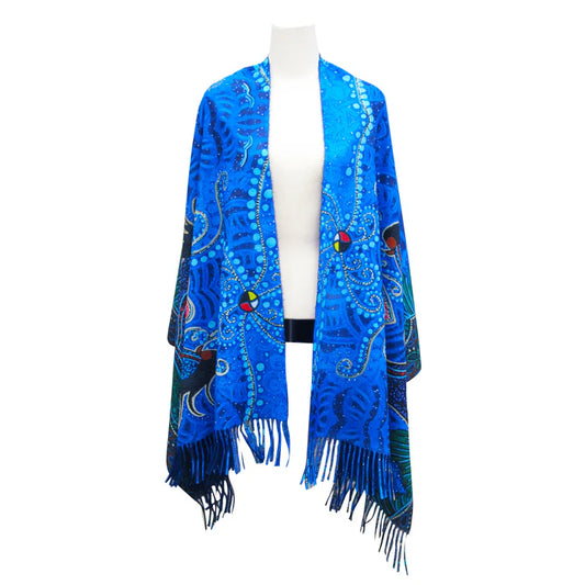 Breath of Life Eco Shawl by Leah Dorion, Métis