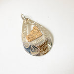 Thunderbird Hand Carved Pendant by Frank Wallace, Lil'wat