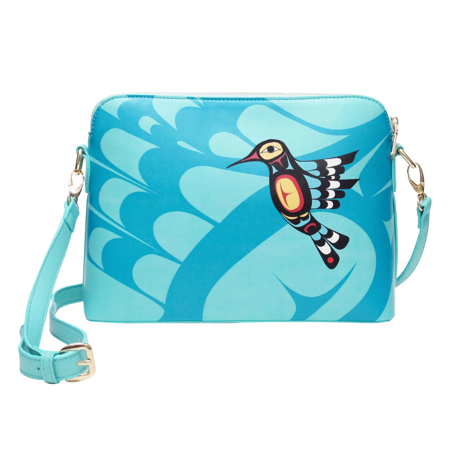 Hummingbird Art Purse by Francis Dick, Kwakwaka’wakw