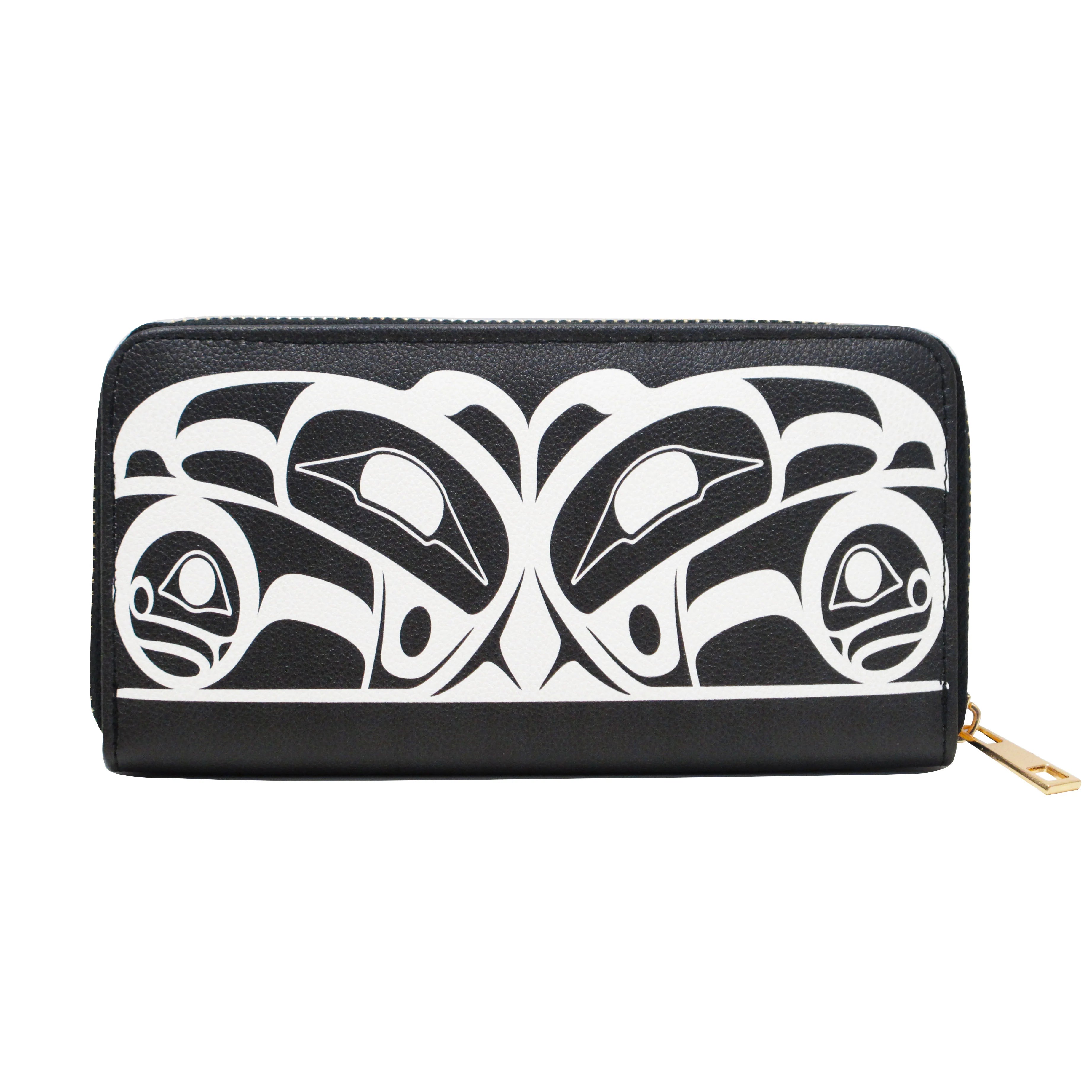 Raven Wallet by Roy Henry Vickers, Tsimshian – The Gold Bin