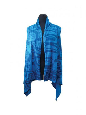 Kelly Robinson Raven Indigenous All Over Print Ladies Vest