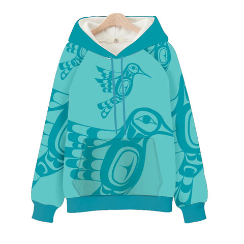 Hummingbird Hoodie by Francis Dick, Kwakwaka’wakw