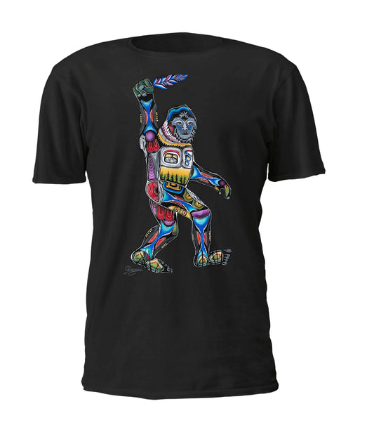 Saskquatch Tshirt by Jessica Somers, Abenakis