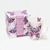 Celebration of Life Porcelain Mug by Francis Dick, Kwakwaka'wakw