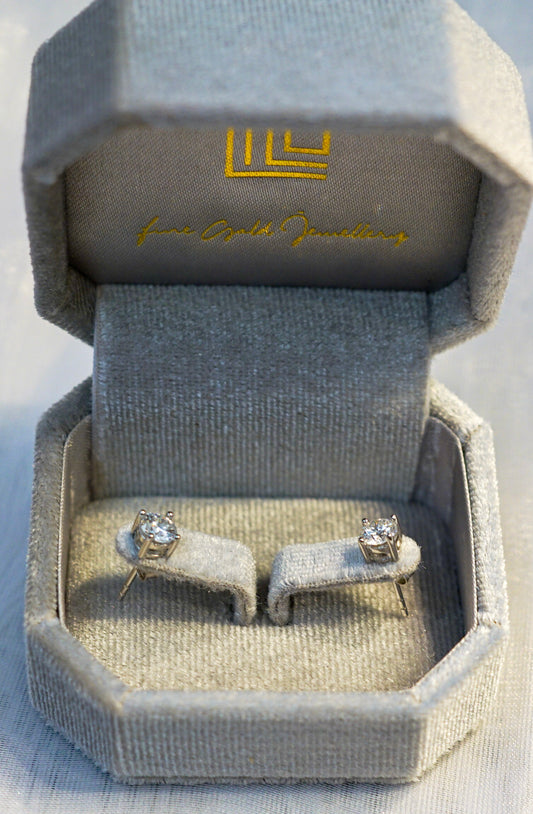 1 Carat TW Diamond Stud Earrings
