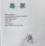 1 Carat TW Diamond Stud Earrings