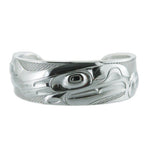 Eable Silver Pewter Indigenous Bracelet by Kelly Robinson