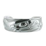 Eable Silver Pewter Indigenous Bracelet by Kelly Robinson