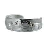 Eable Silver Pewter Indigenous Bracelet by Kelly Robinson