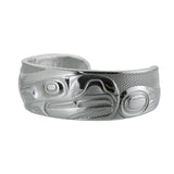 Eable Silver Pewter Indigenous Bracelet by Kelly Robinson