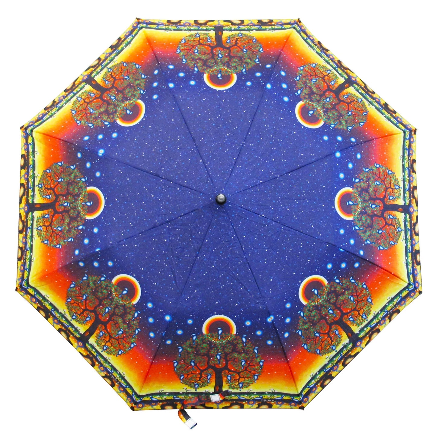 Tree of Life Collapsible Umbrella by James Jacko, Odawa-Pottawatomi