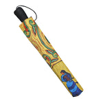 Strong Earth Woman Collapsible Umbrella by Leah Dorion, Métis