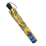 Strong Earth Woman Collapsible Umbrella by Leah Dorion, Métis
