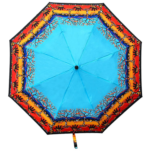 Remember Collapsible Umbrella by John Rombough, Chipewyan